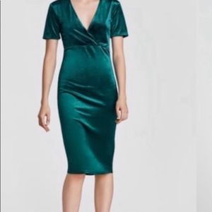 Zara velvet holiday cocktail dress